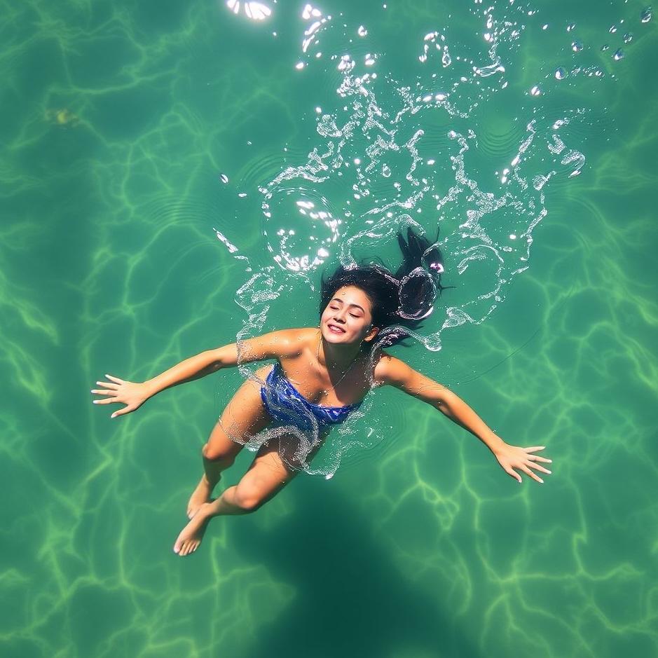 Dream : Swimming in spring water in a dream