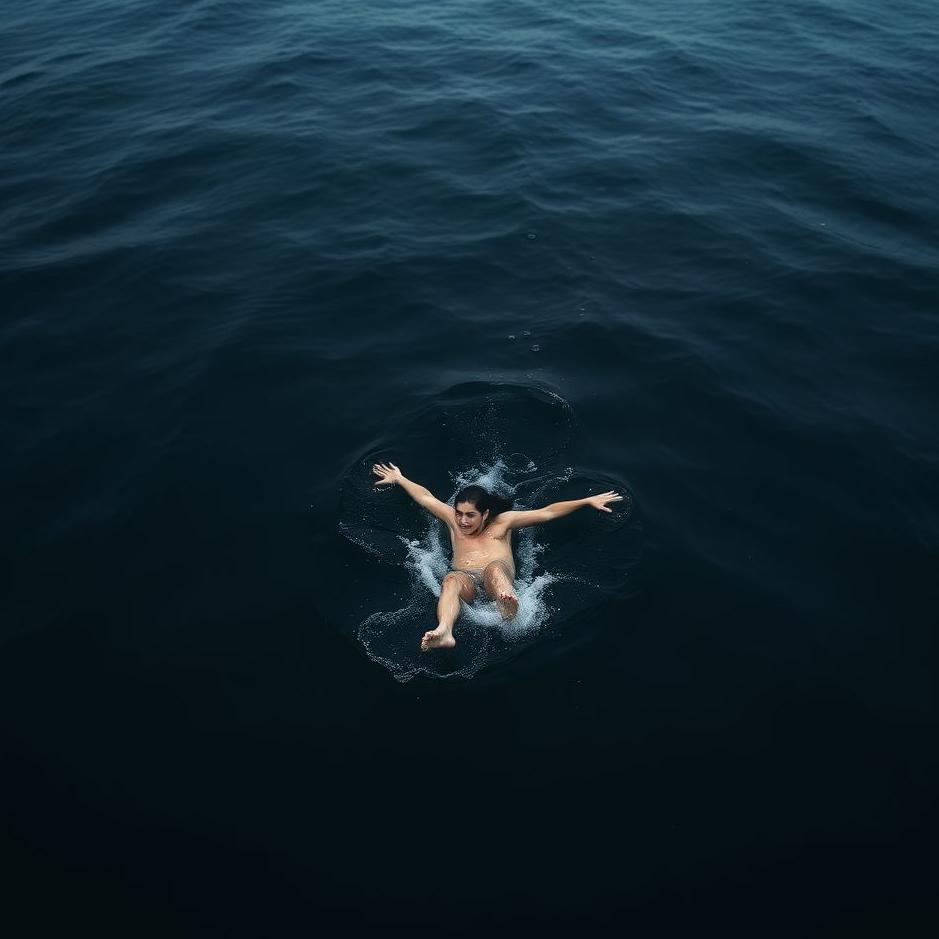 Dream : Swimming in the black sea in a dream