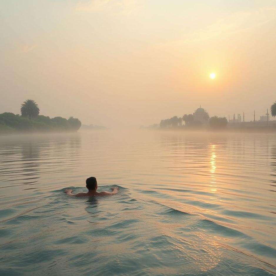 Dream : Swimming in the Euphrates in a Dream