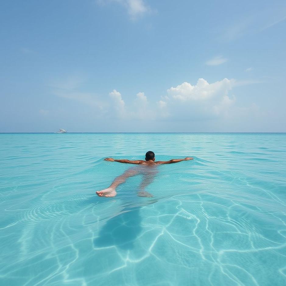 Dream : Swimming in the Indian Ocean in a dream