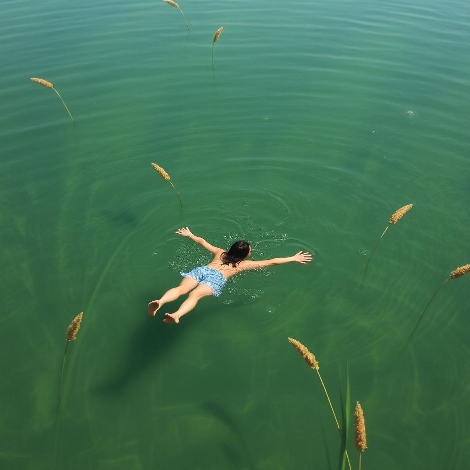 Dream : Swimming in the reeds in a dream