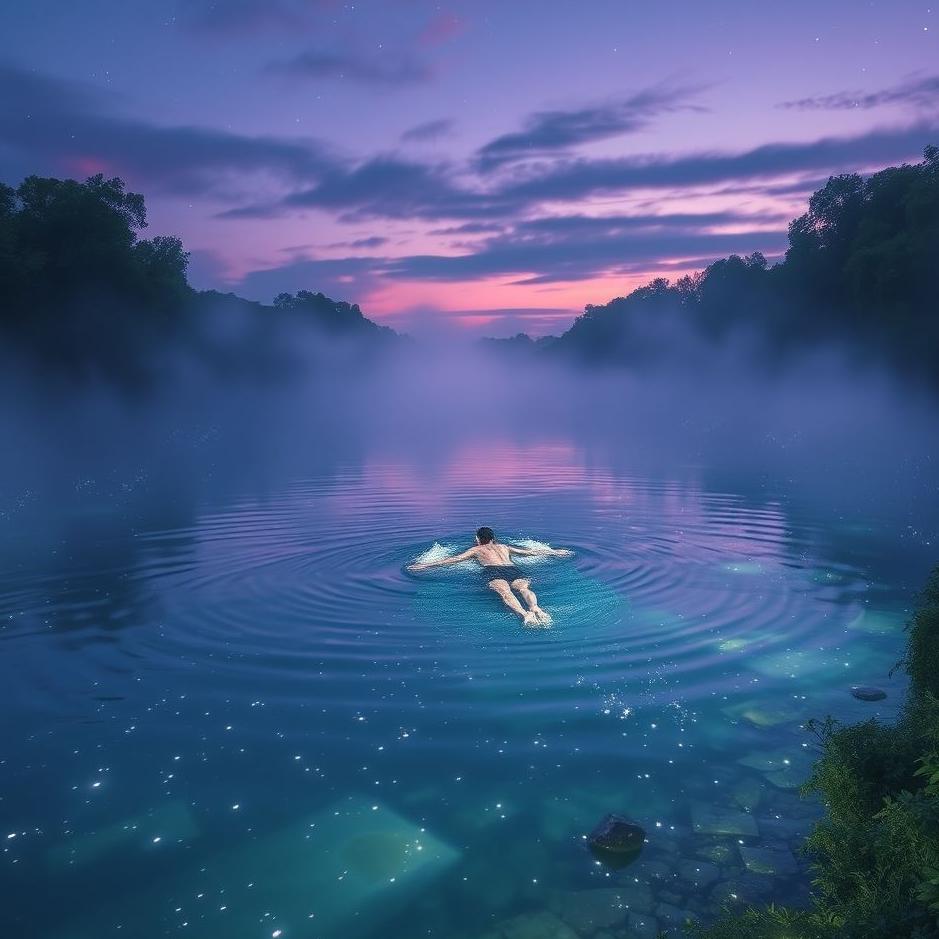 Dream : Swimming in the river with discharged in the dream