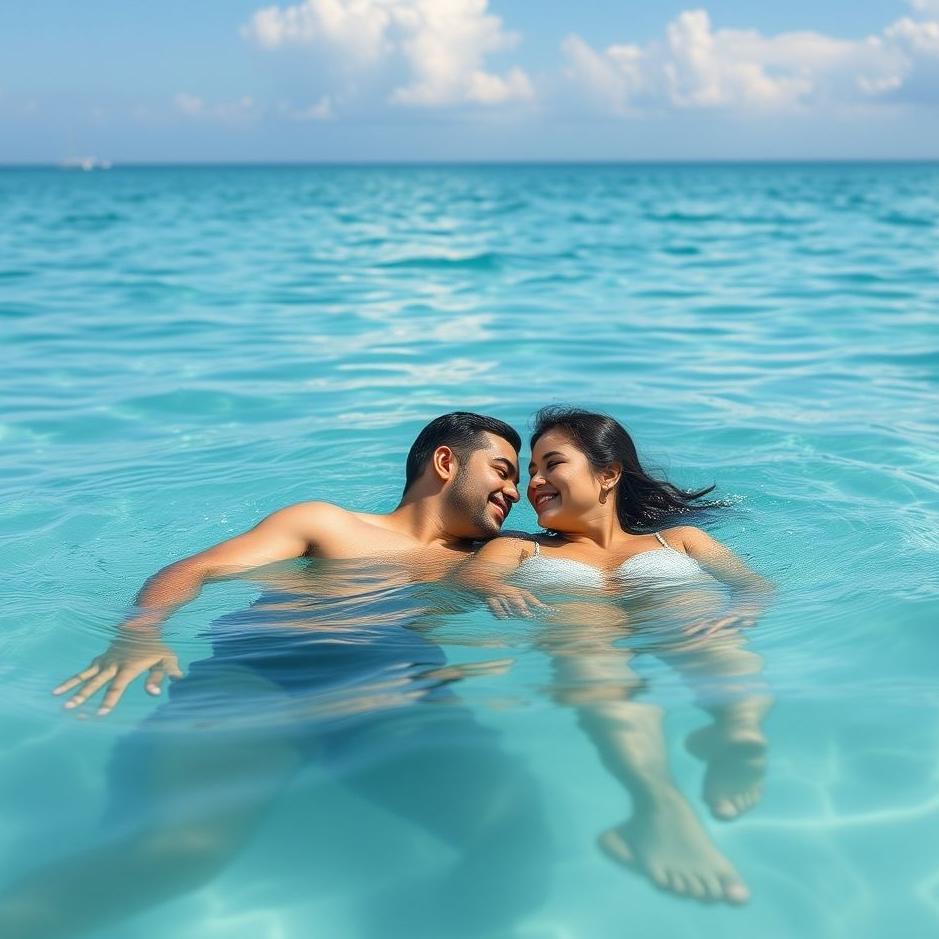 Dream : Swimming in the sea with your loved one in a dream