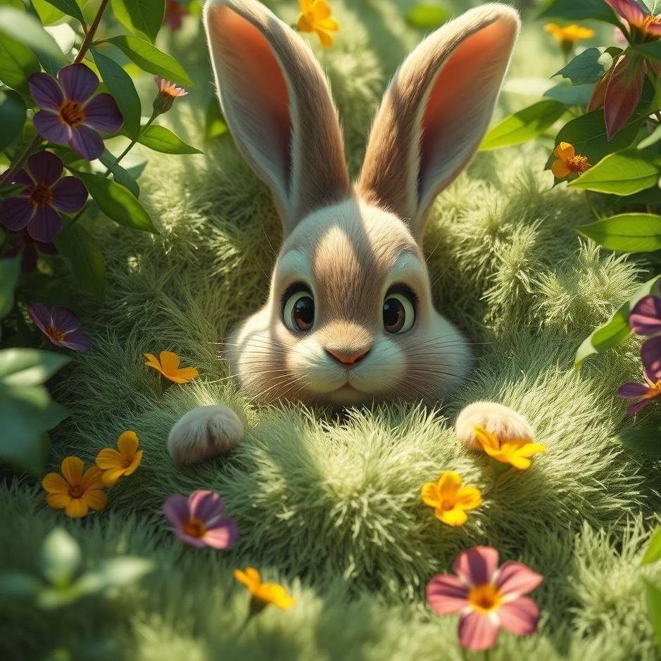 Dream : Swimming in the skin of a live rabbit 