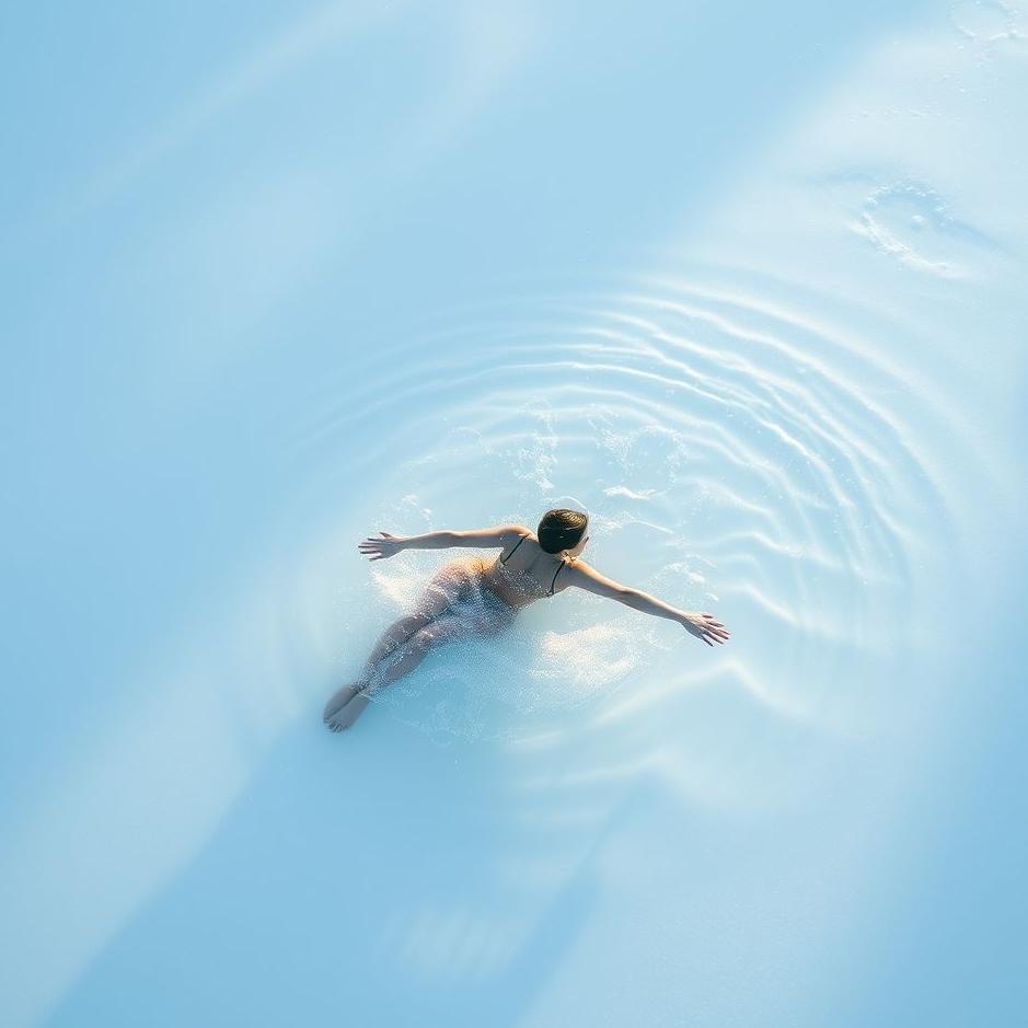 Dream : Swimming in the snow in a dream