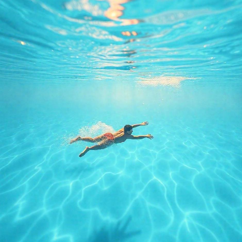 Dream : Swimming in the water discharged in the dream