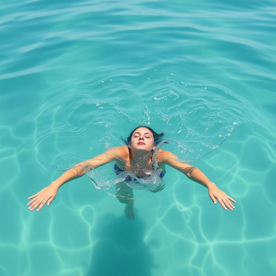 Dream : Swimming in water at home in a dream