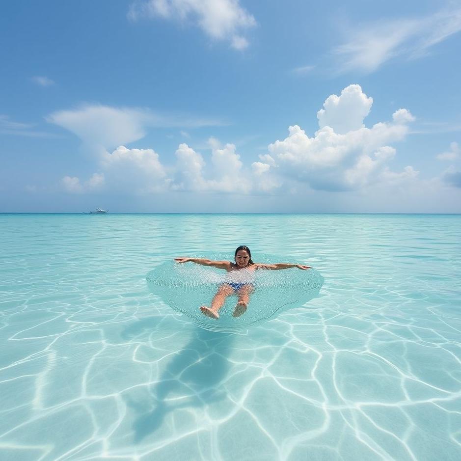 Dream : Swimming on the beach in a dream