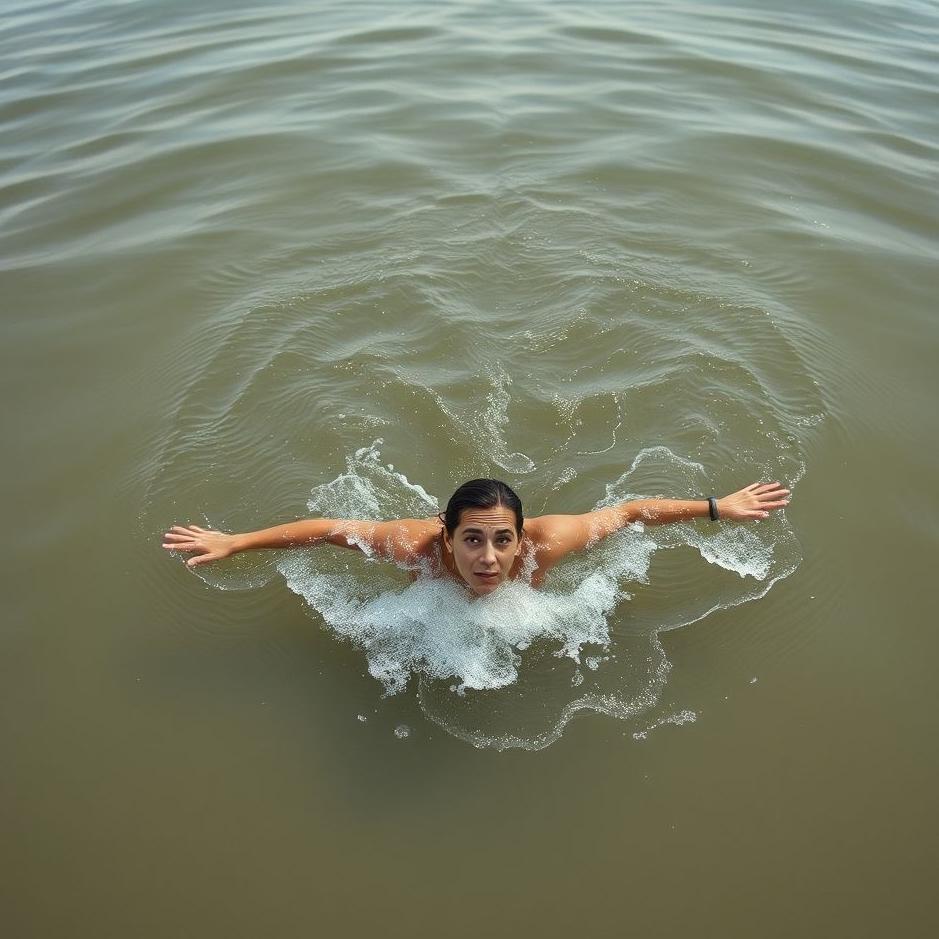 Dream : Swimming out of dirty water in a dream