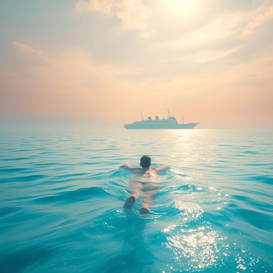 Dream : Swimming to a ship in a dream