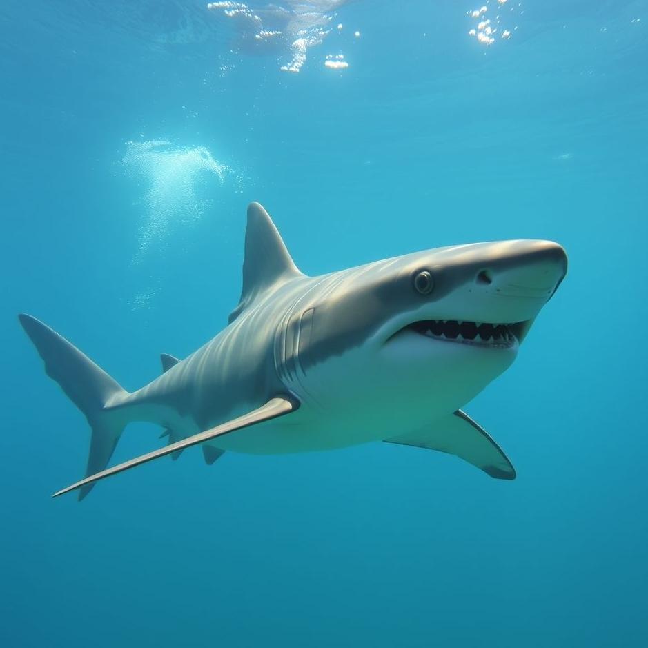 Dream : Swimming with a shark in a dream