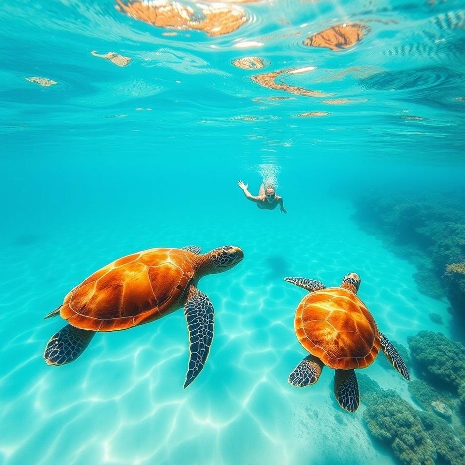 Dream : Swimming with carettas 