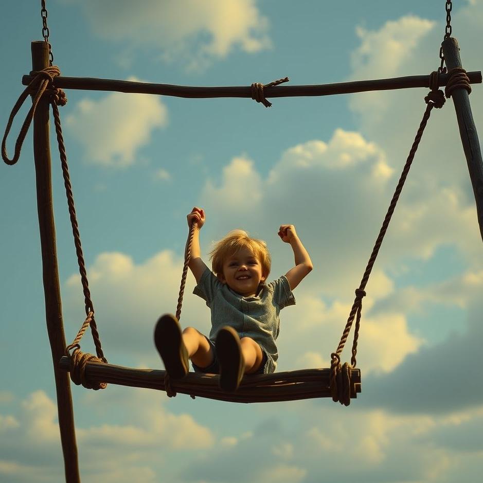 Dream : Swinging a boy in a dream