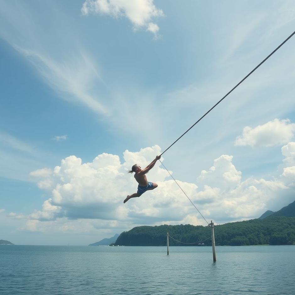 Dream : Swinging a rope in a dream