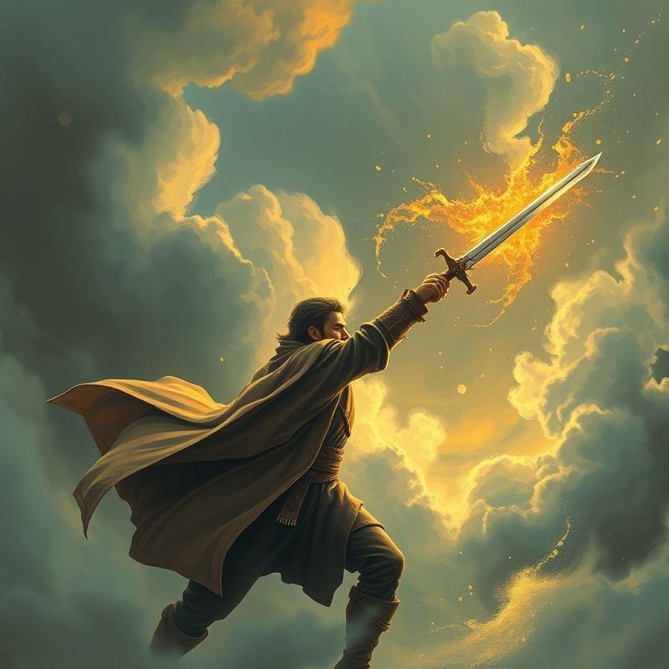 Dream : Swinging a sword in a dream