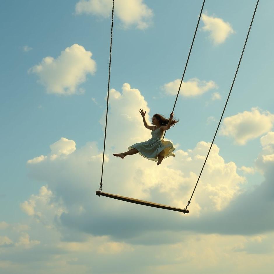 Dream : Swinging and flying in a dream