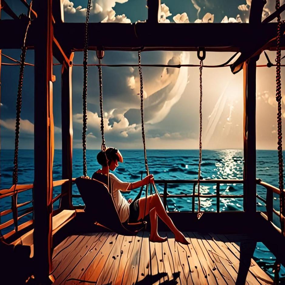 Dream : Swinging on a ship in a dream