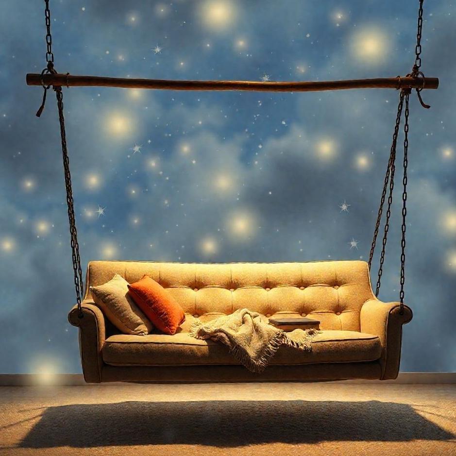 Dream : Swinging on a sofa in a dream