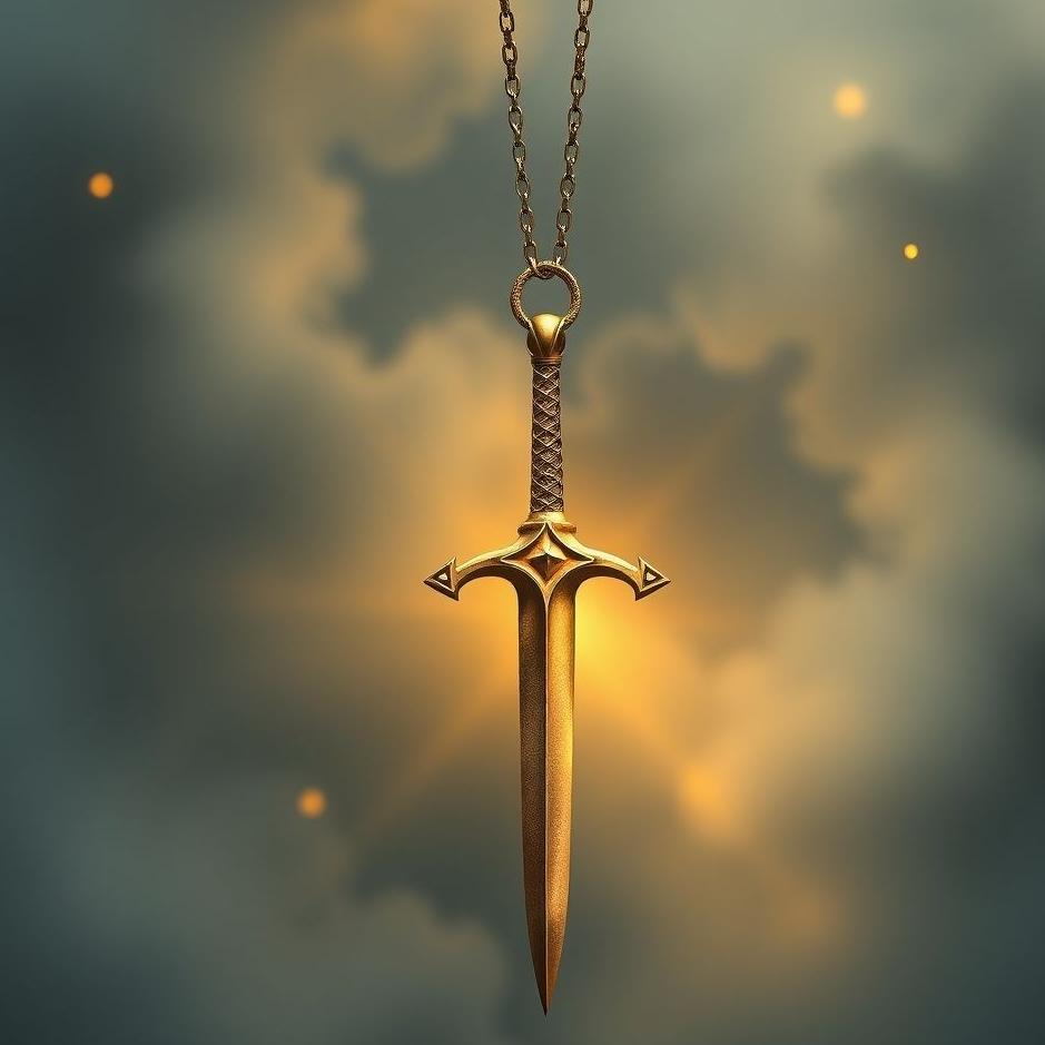 Dream : Sword-shaped necklace in a dream