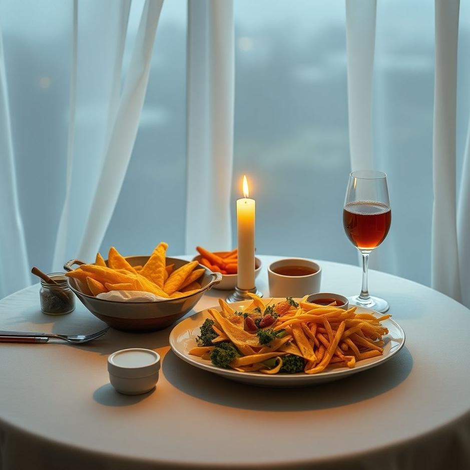 Dream : Table and food in a dream