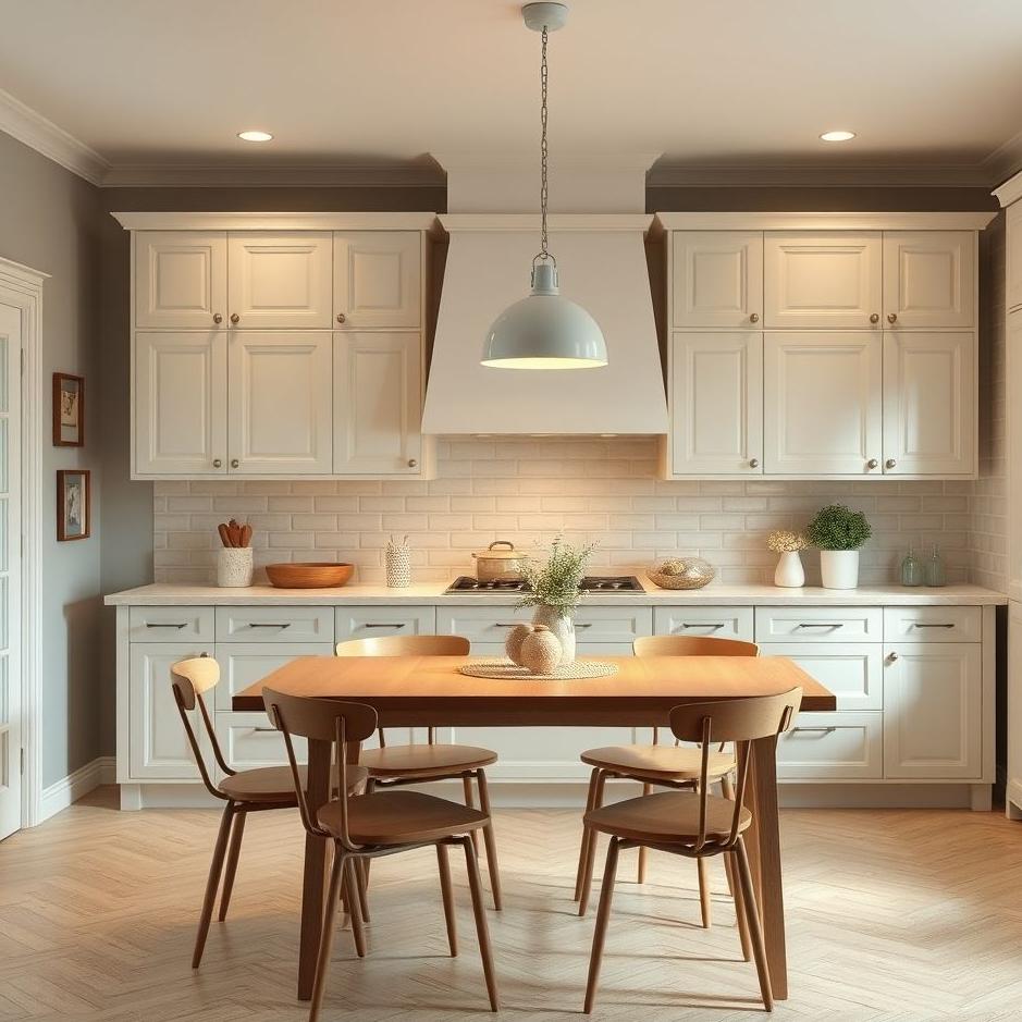 Dream : Table in the kitchen in a dream