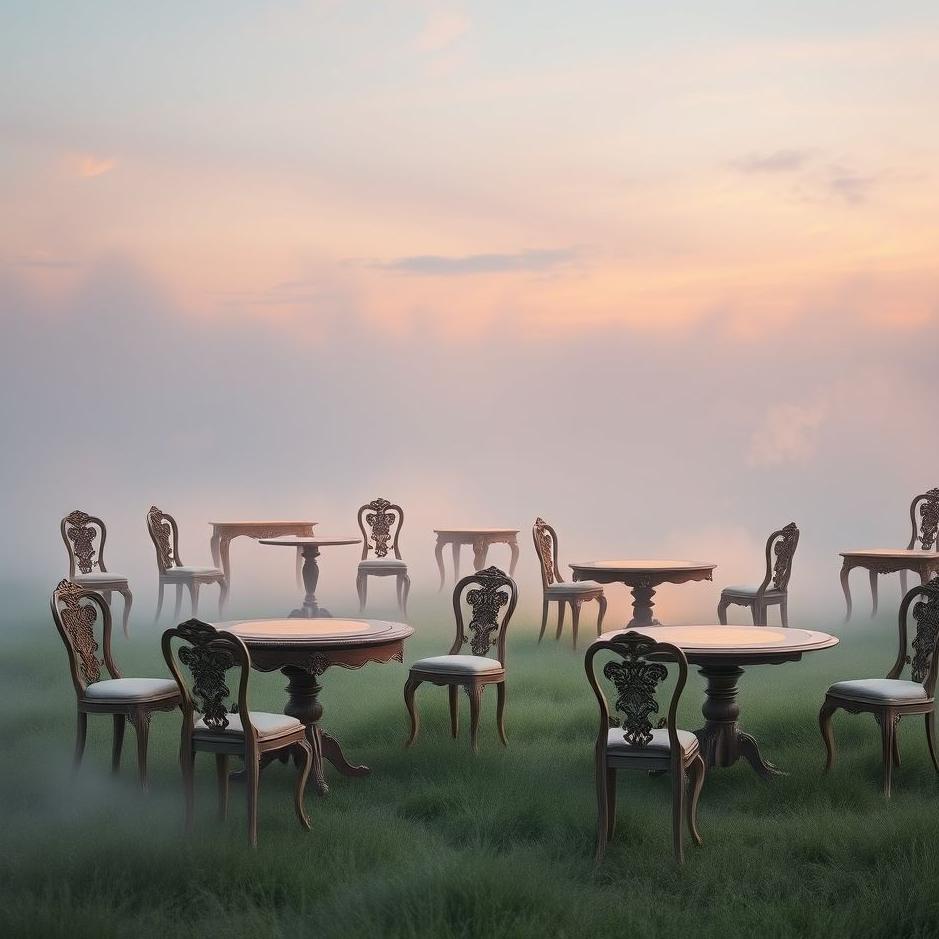 Dream : Tables and chairs in a dream