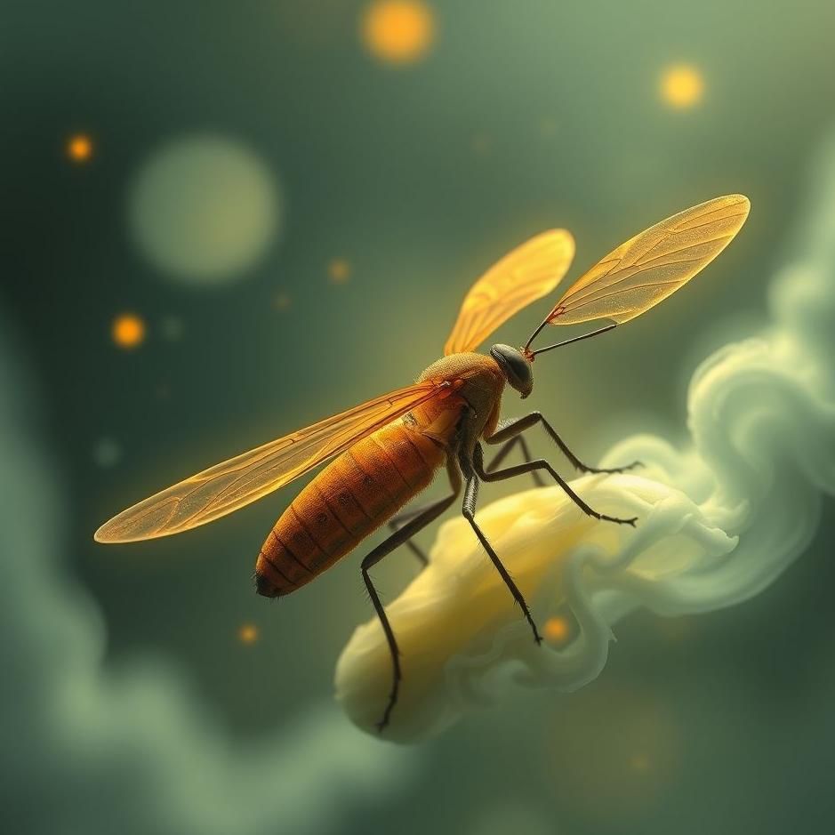 Dream : Tailed insect in a dream