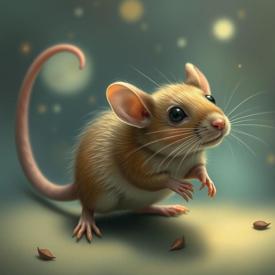 Dream : Tailless mouse in a dream