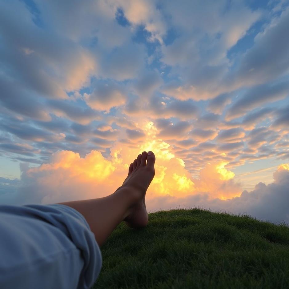 Dream : Take the foot in the dream