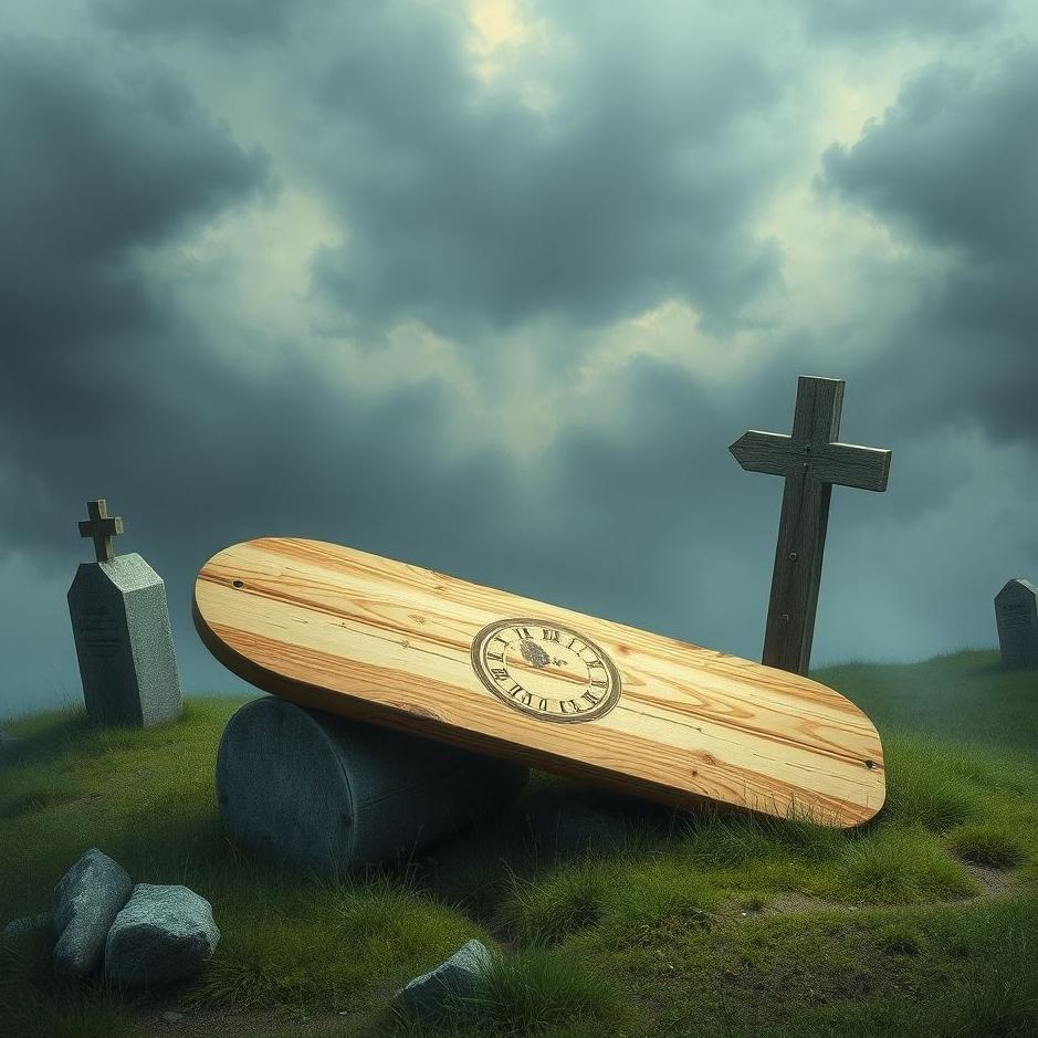 Dream : Taking a board out of a grave in a dream