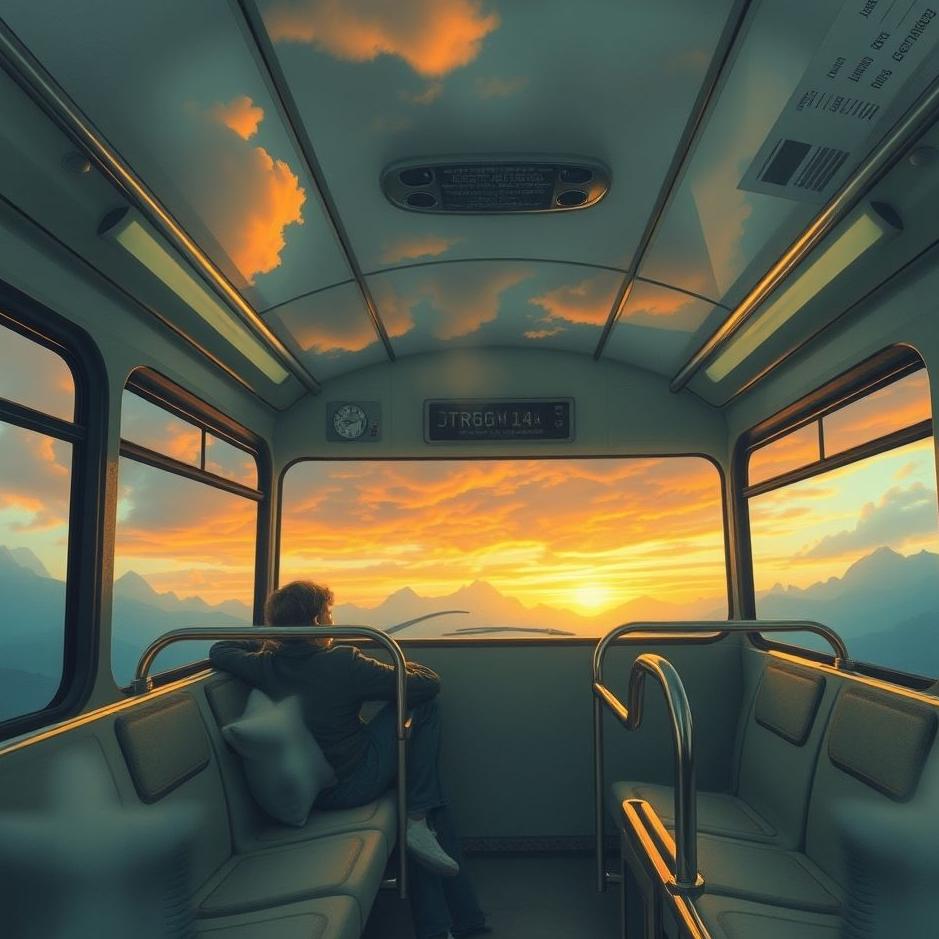 Dream : Taking a break on the bus in a dream
