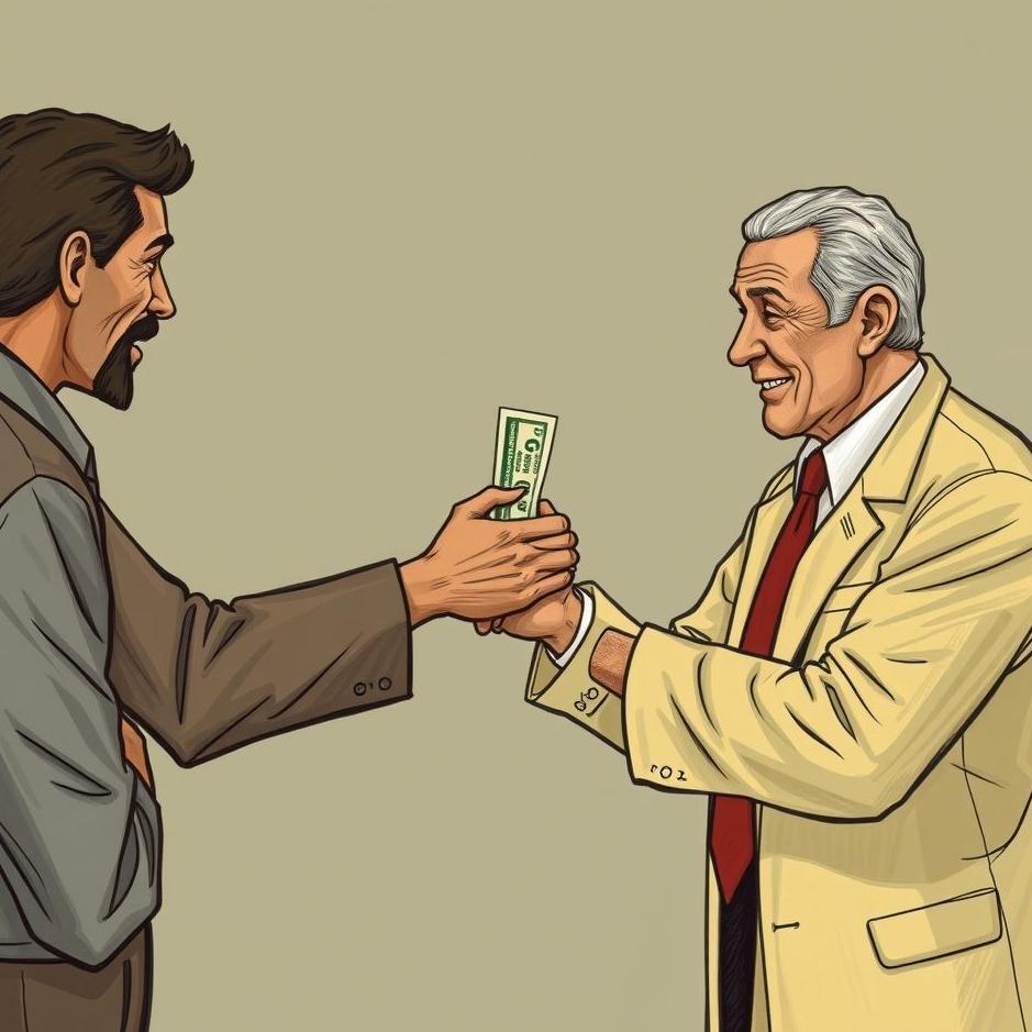 Dream : Taking a bribe