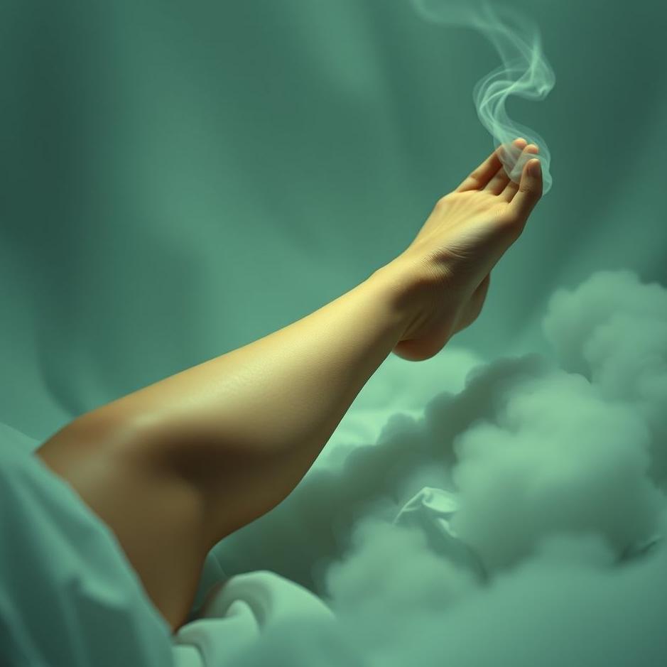 Dream : Taking a leg with a razor in a dream