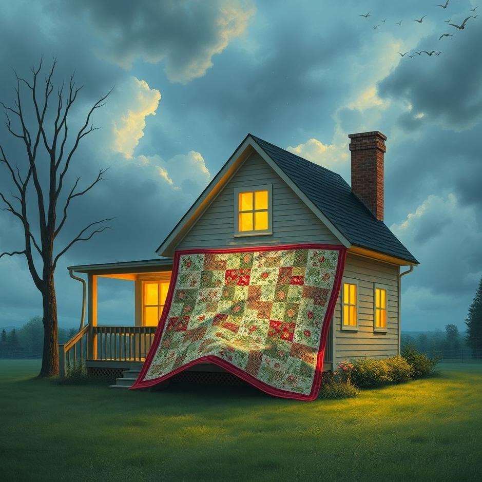 Dream : Taking a quilt out of your house in a dream