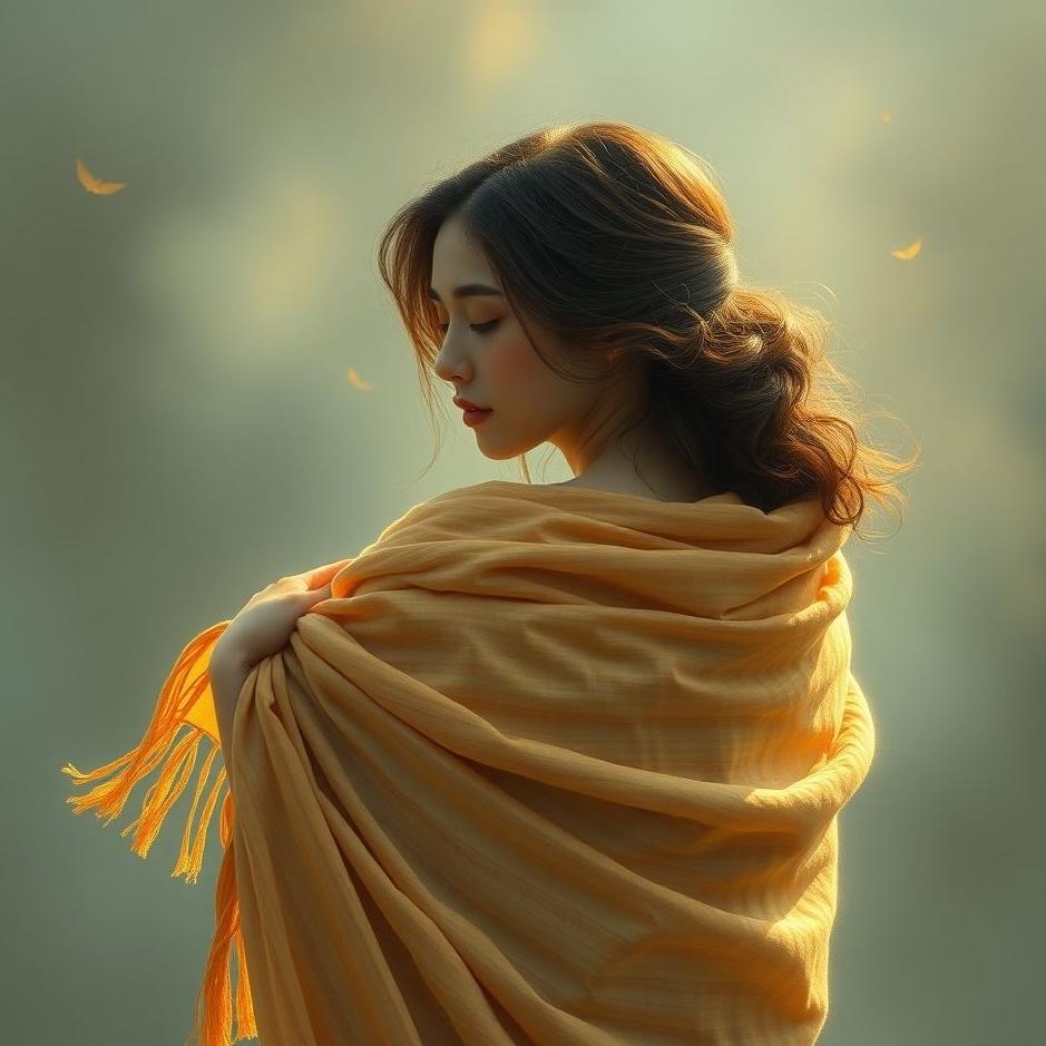 Dream : Taking a shawl on your shoulder in a dream