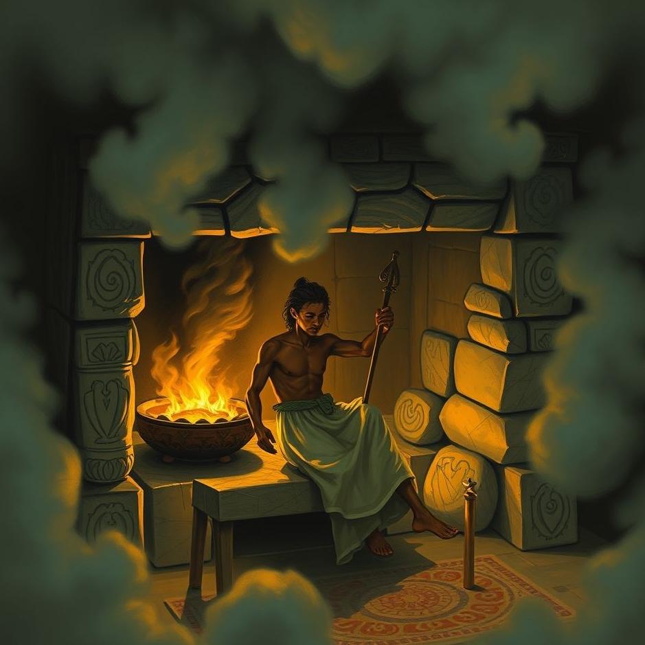 Dream : Taking a slave from a stove in a dream