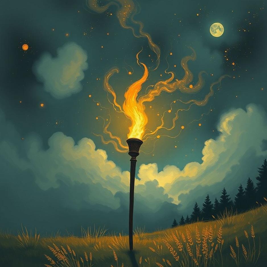 Dream : Taking a torch in a dream