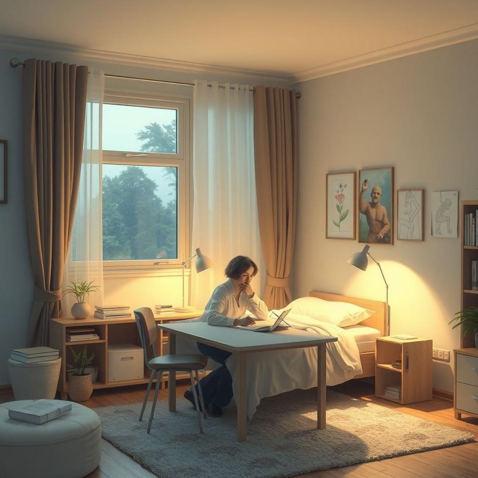 Dream : Taking an exam at home in a dream