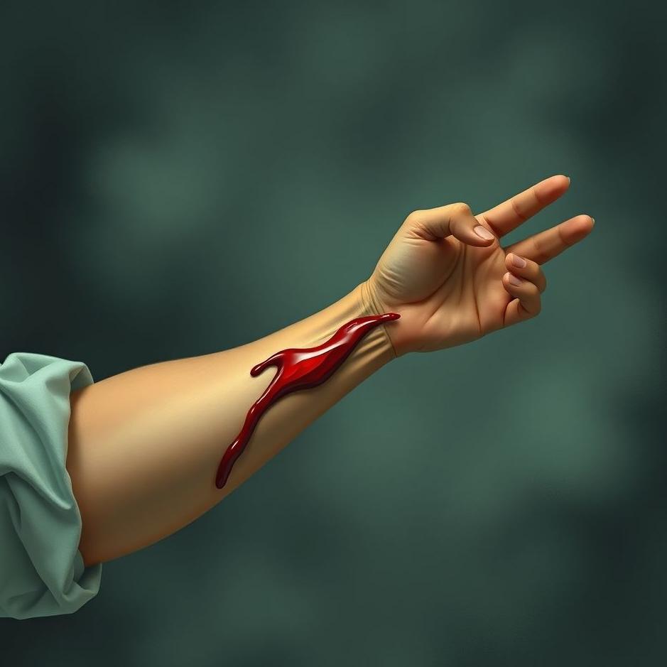 Dream : Taking blood from your arm in a dream