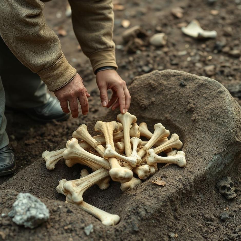 Dream : Taking bones out of a grave