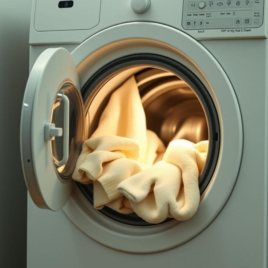 Dream : Taking clean laundry out of the machine in a dream