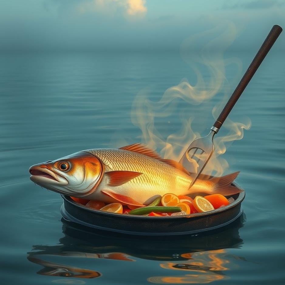 Dream : Taking fish and cooking in a dream
