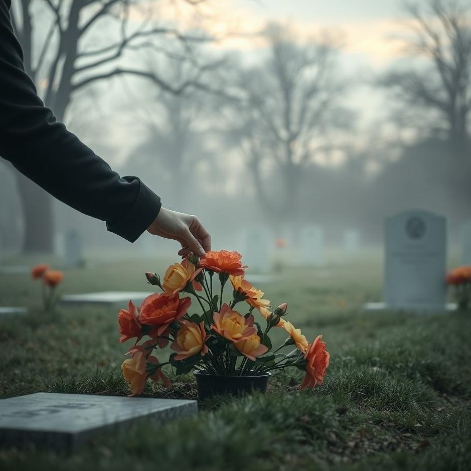 Dream : Taking flowers from a grave in a dream