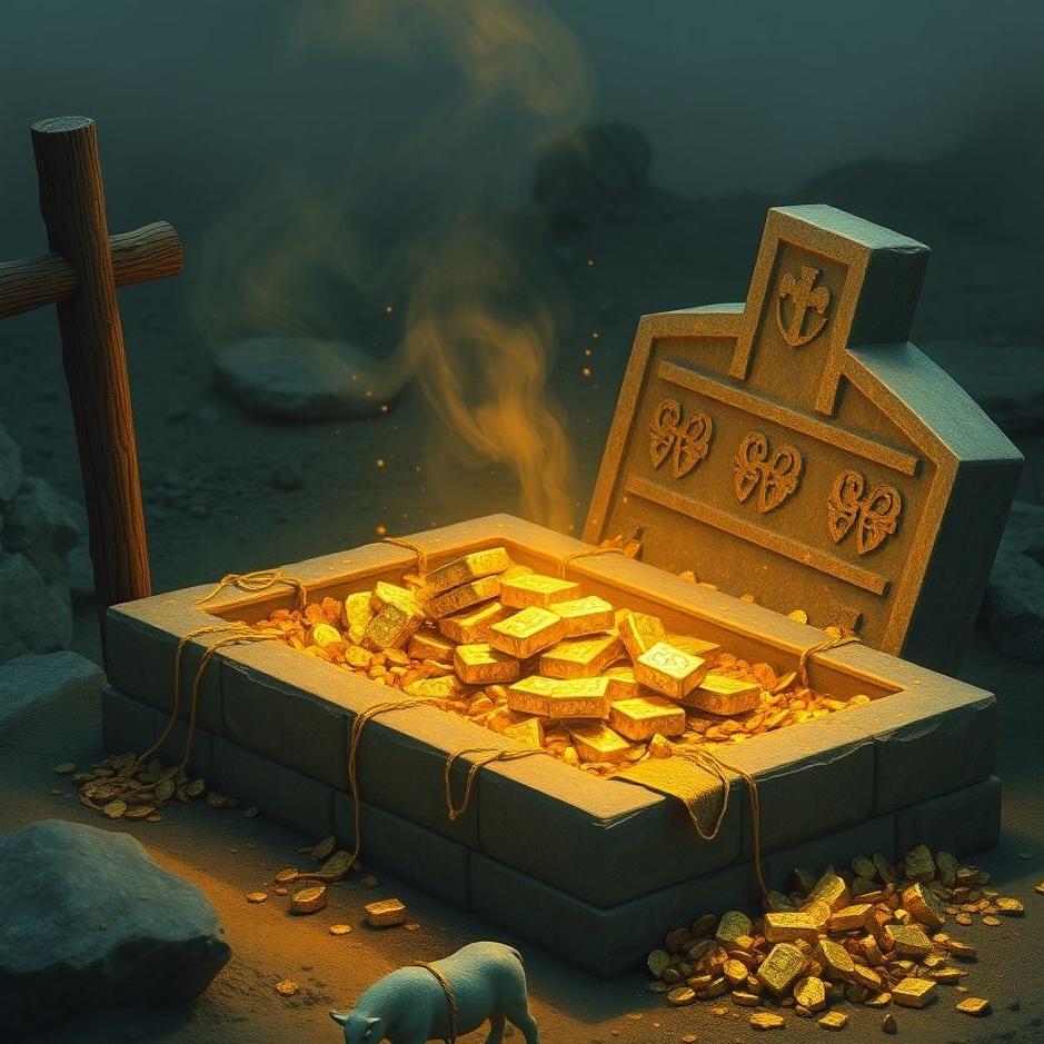 Dream : Taking gold out of a grave