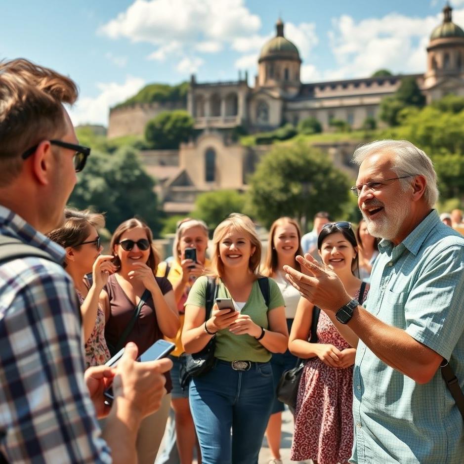 Dream : Taking guests on a tour