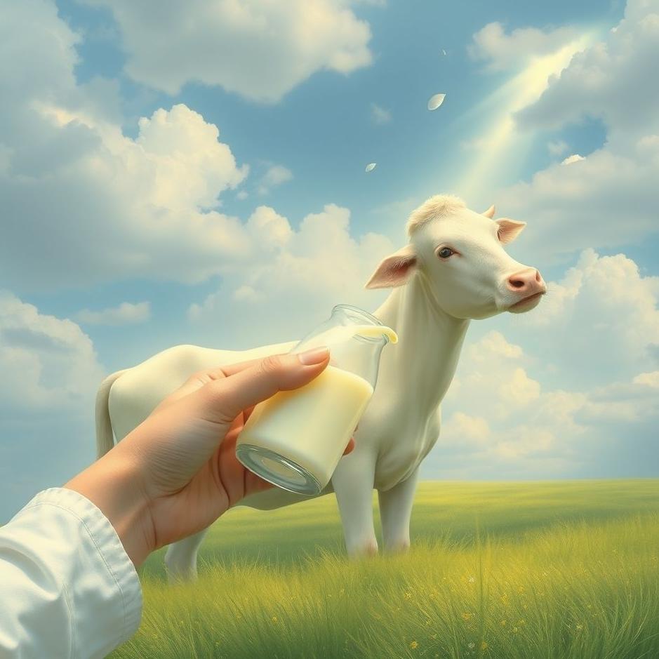 Dream : Taking milk in the dream