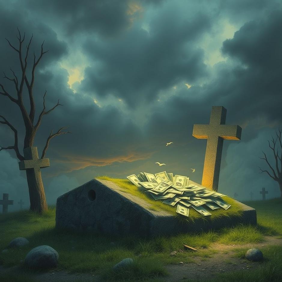 Dream : Taking money from a grave in a dream