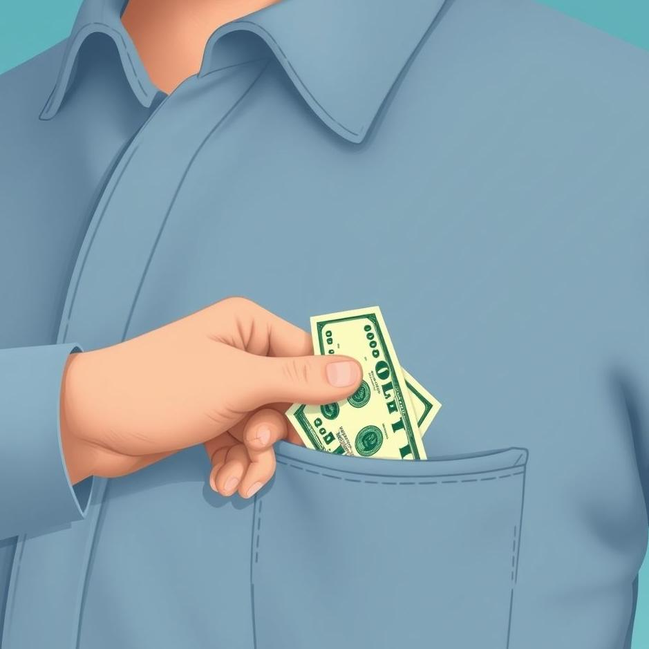 Dream : Taking money from your spouse's pocket in a dream