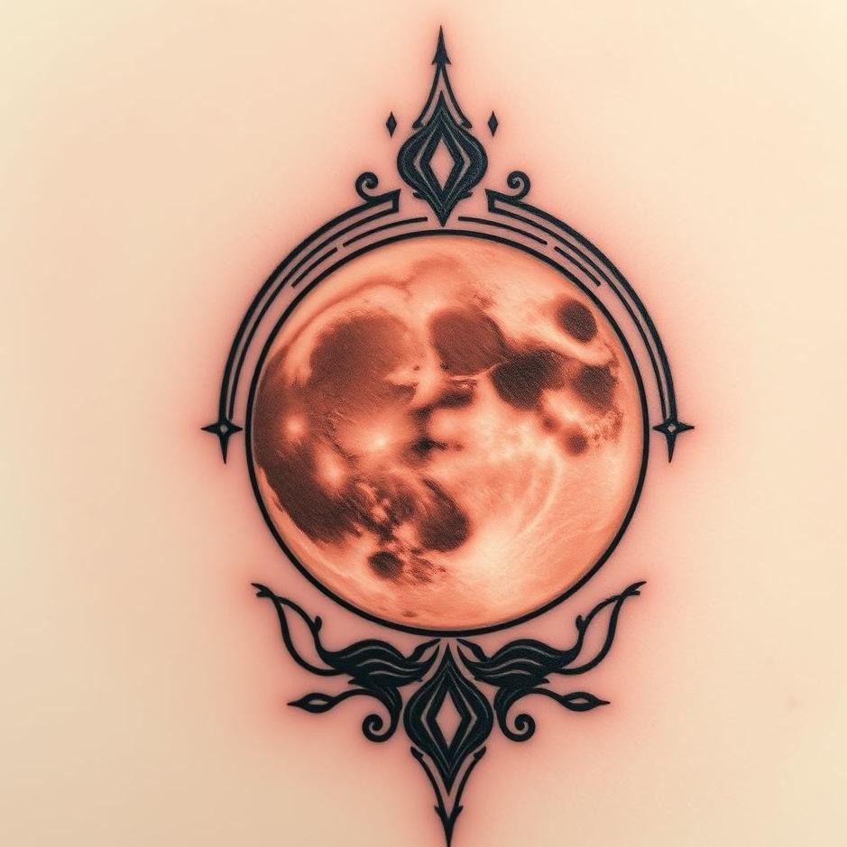 Dream : Taking moon tattoo in the dream