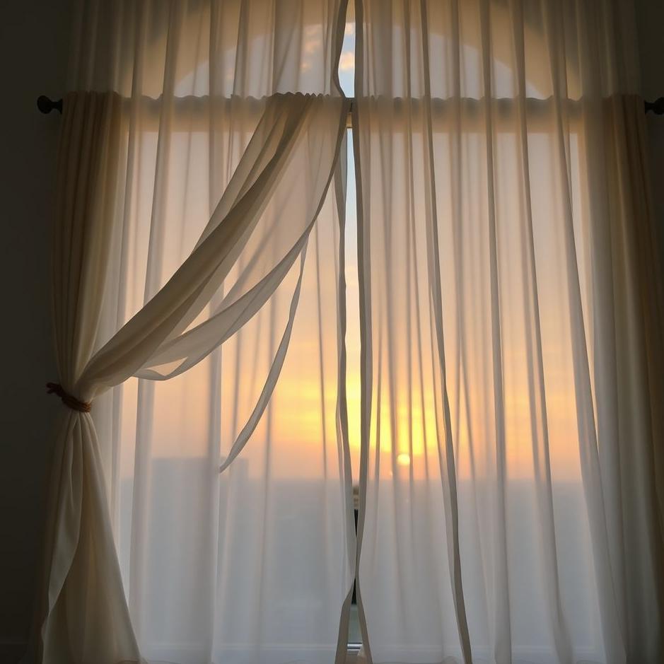 Dream : Taking off a curtain in a dream